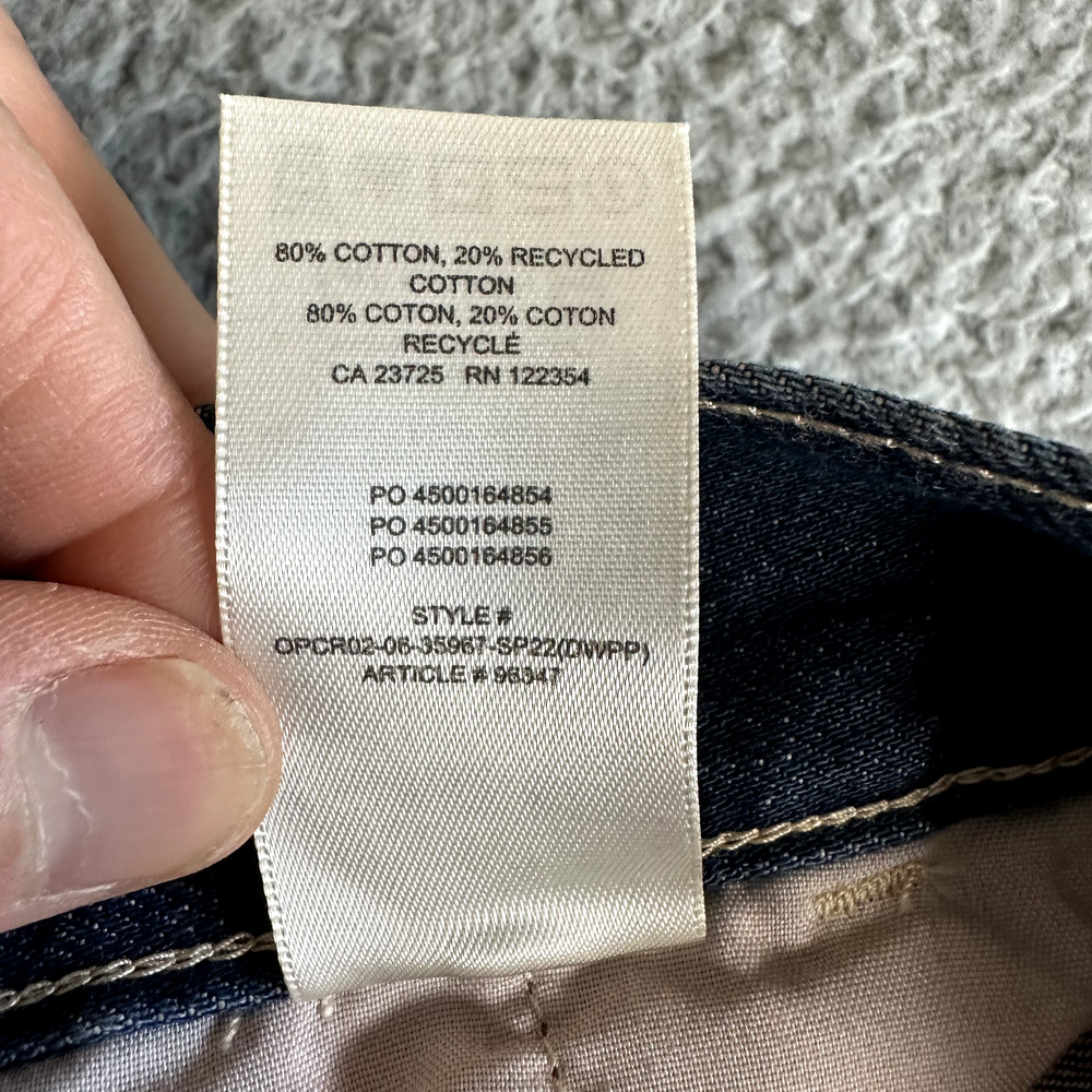 Aritzia Sunday Best Jeans Women's 0 Blue Wide Leg Baggy Cargo Y2K Style - Picture 10 of 13